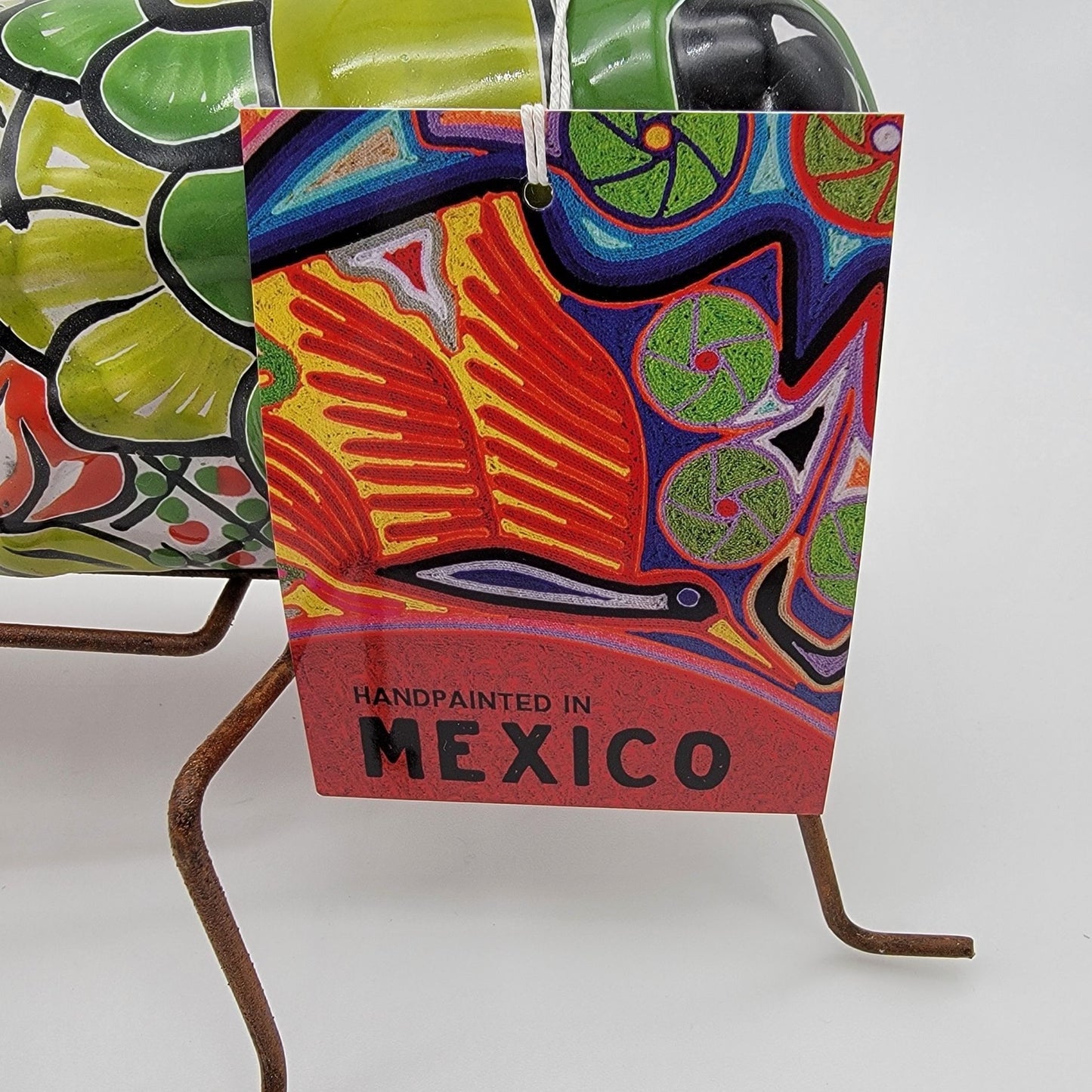 Castillo Family Talavera Pottery Grasshopper Sculpture - NEW