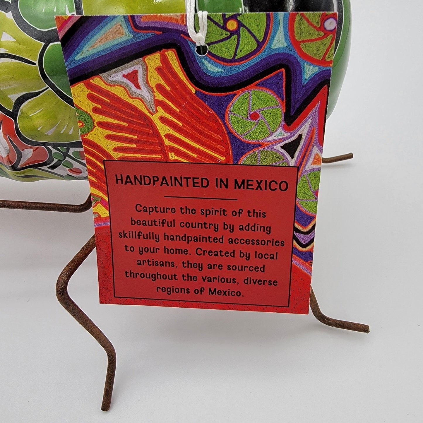 Castillo Family Talavera Pottery Grasshopper Sculpture - NEW