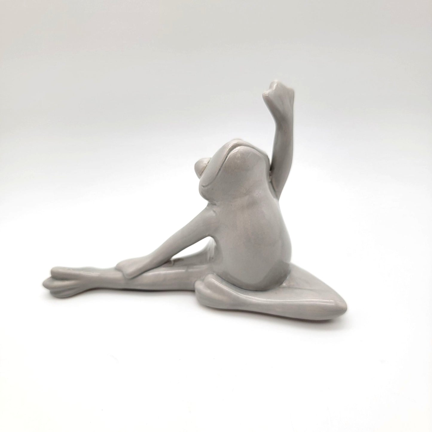 Stretching Yoga Frog Statue