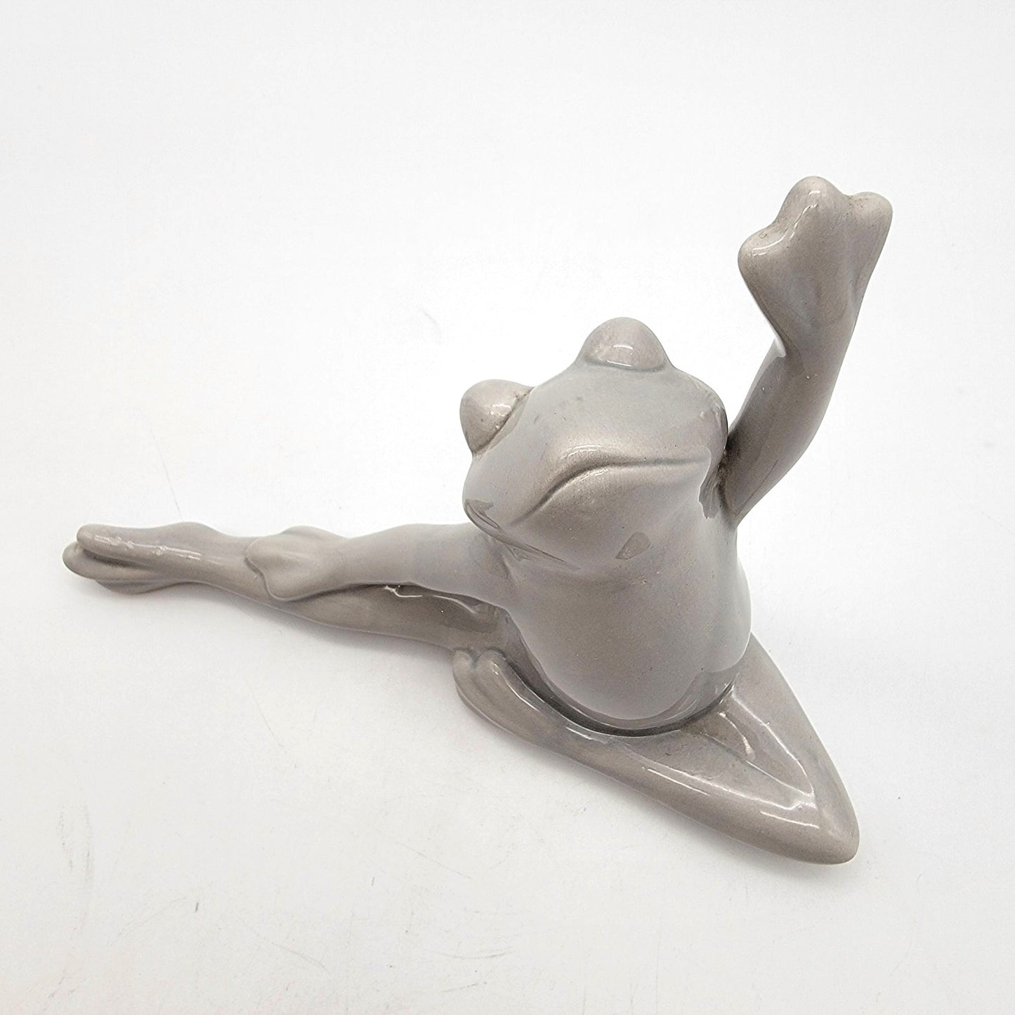 Stretching Yoga Frog Statue