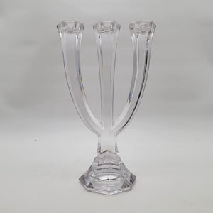 Vintage Mikasa Austria Crystal Mayfair 3-Arm Candelabra