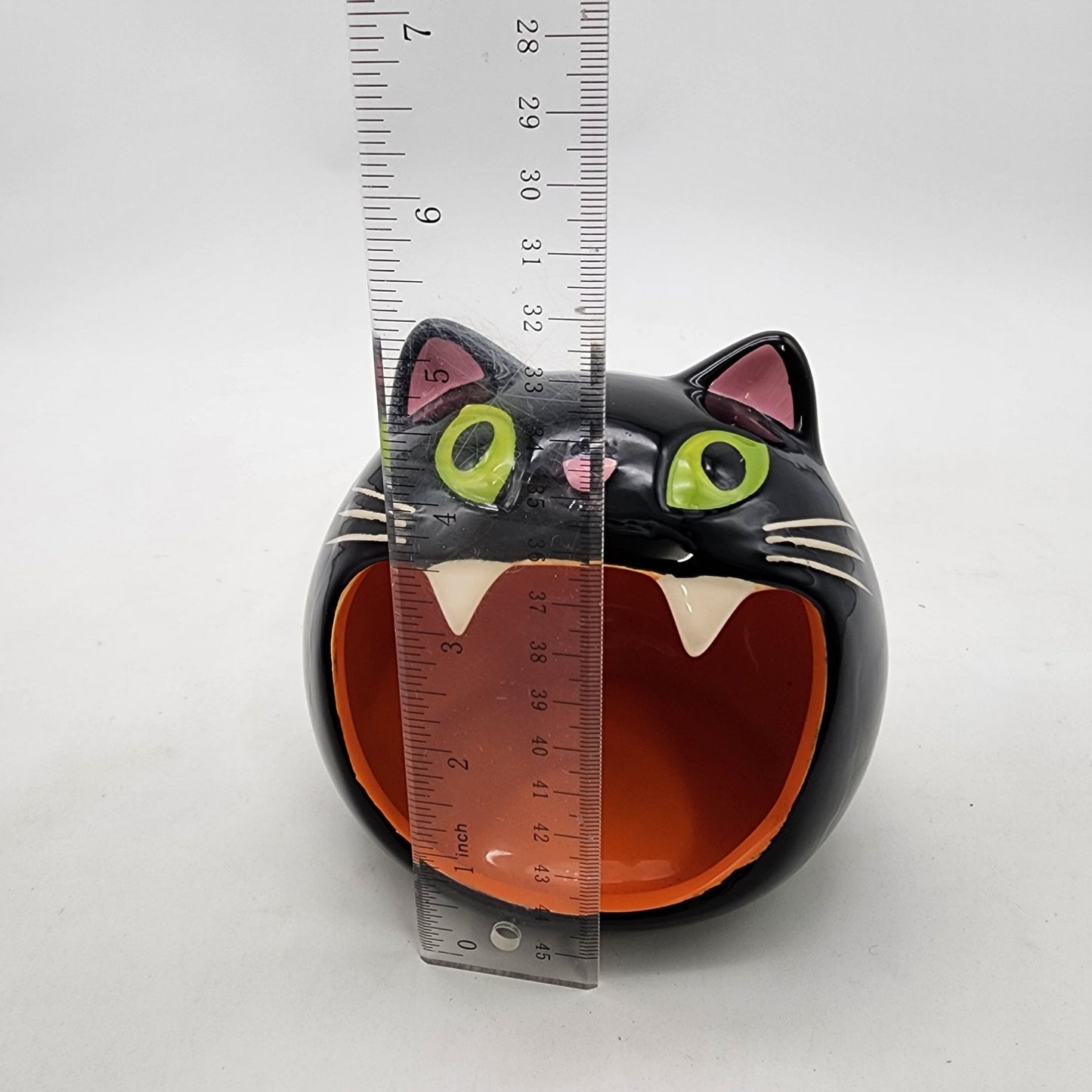Black Cat Open Mouth Candy Dish or Sponge Holder