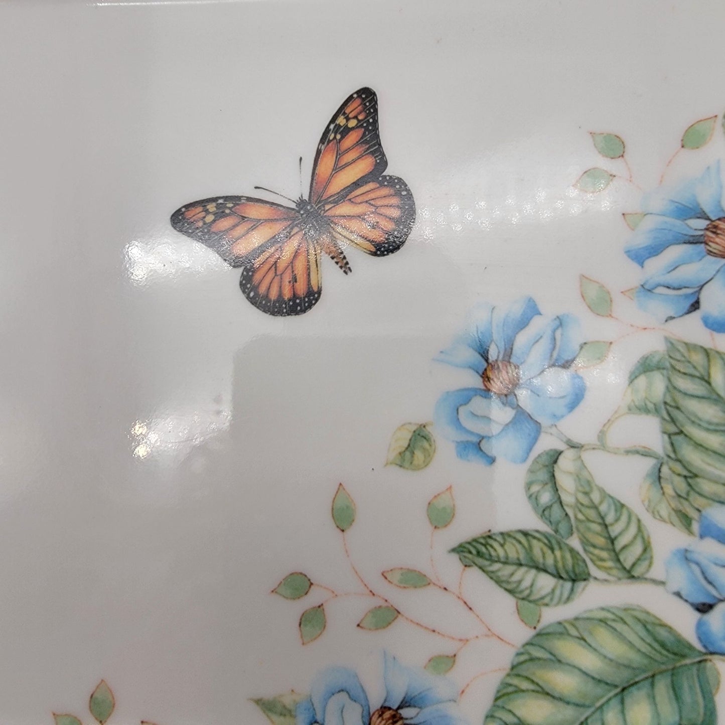 Lenox Butterfly Meadow Melamine Hors DOeuvres Tray 15.25" Floral & Butterfly Design