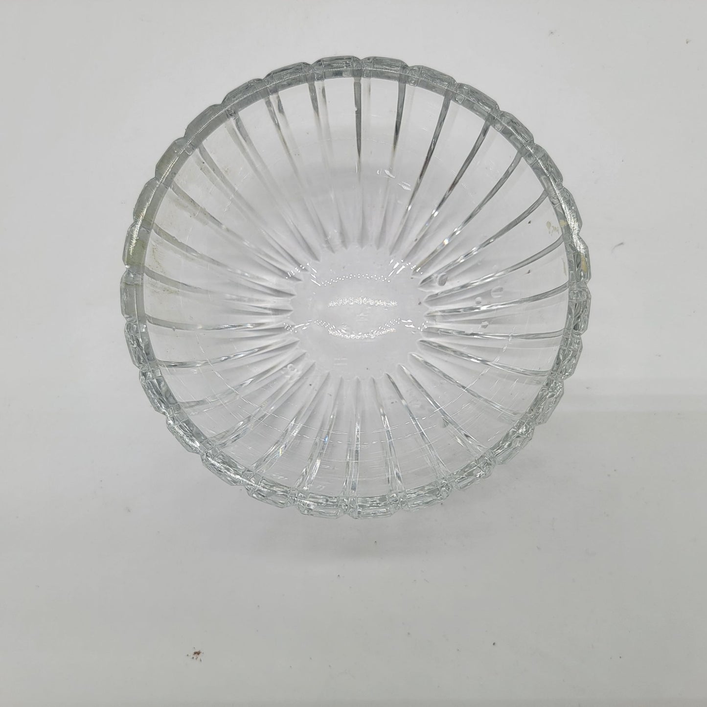 Waterford Marquis Palladia Vertical Cut Crystal Centerpiece Serving Bowl 8"