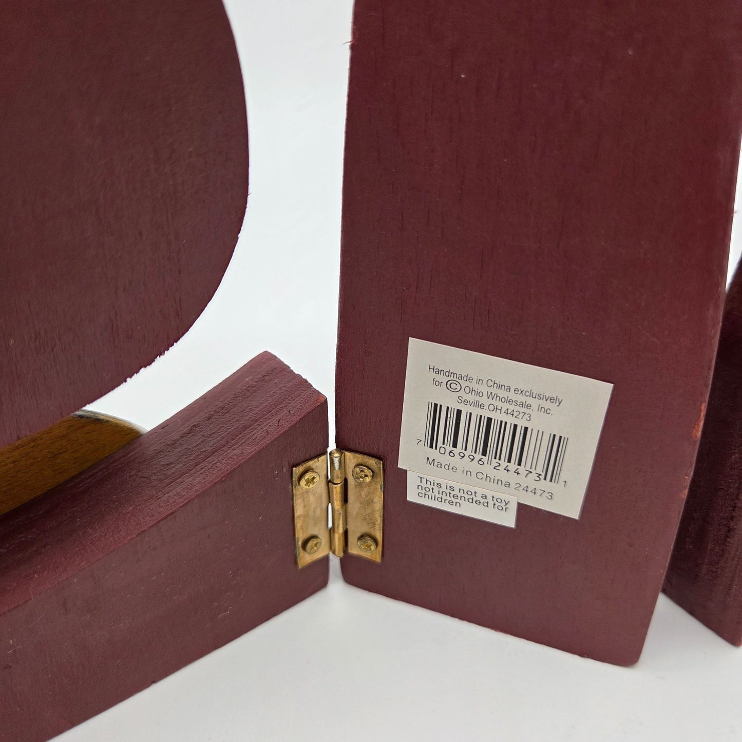 Wooden Cats Folding Hinged Decorative Display Letters