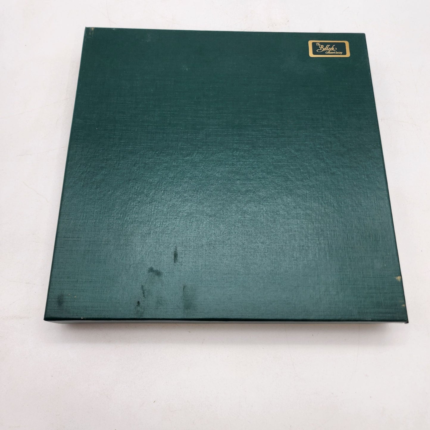 Belleek Collectors Society 4th Edition Book Of Kells St. John Plate 1983 With Original Box