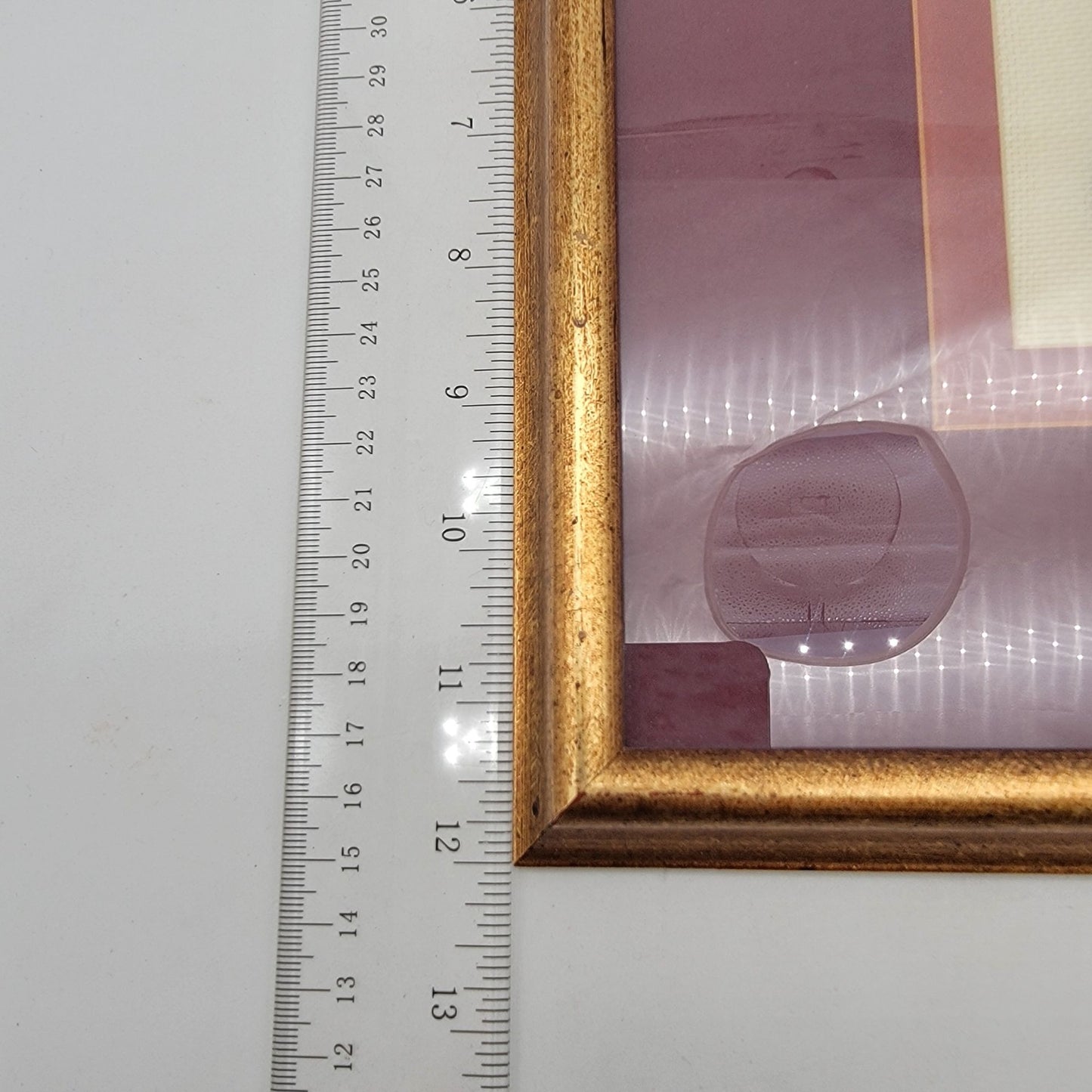 Vintage 1981 Cross-Stitch Embroidered Victorian House Framed & Matted  Wall Art