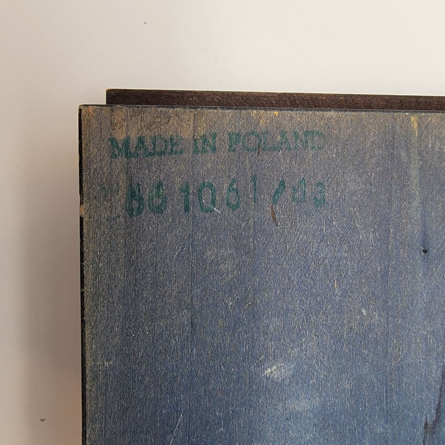 Vintage Carved Linden Wood Box With Carriage Made in Poland