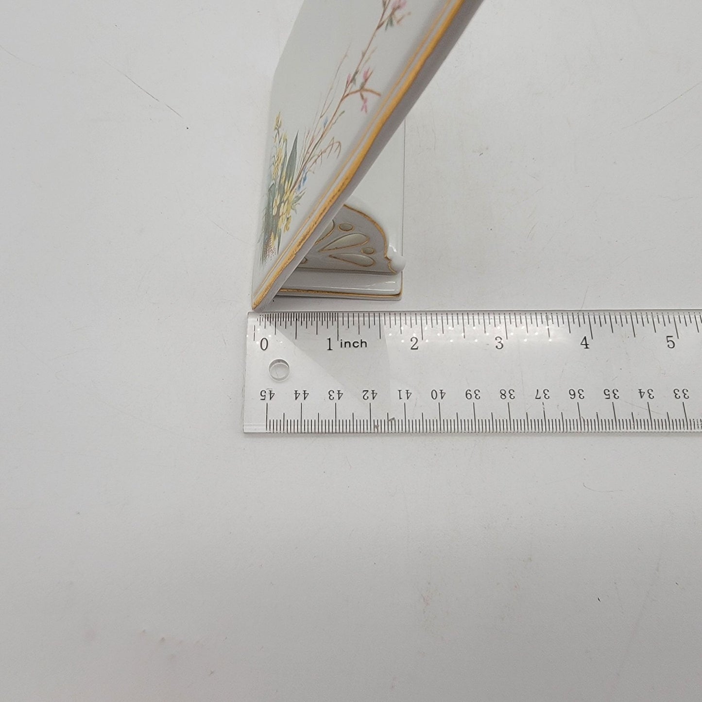 Vintage Porcelain Menu Table Display Board