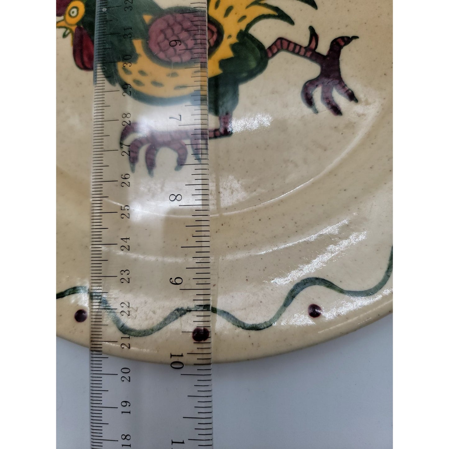 Set Of 3 Vintage Poppytrail By Metlox Rooster Plates