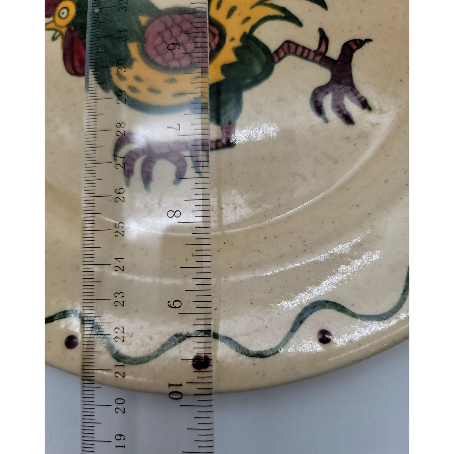 Set Of 3 Vintage Poppytrail By Metlox Rooster Plates