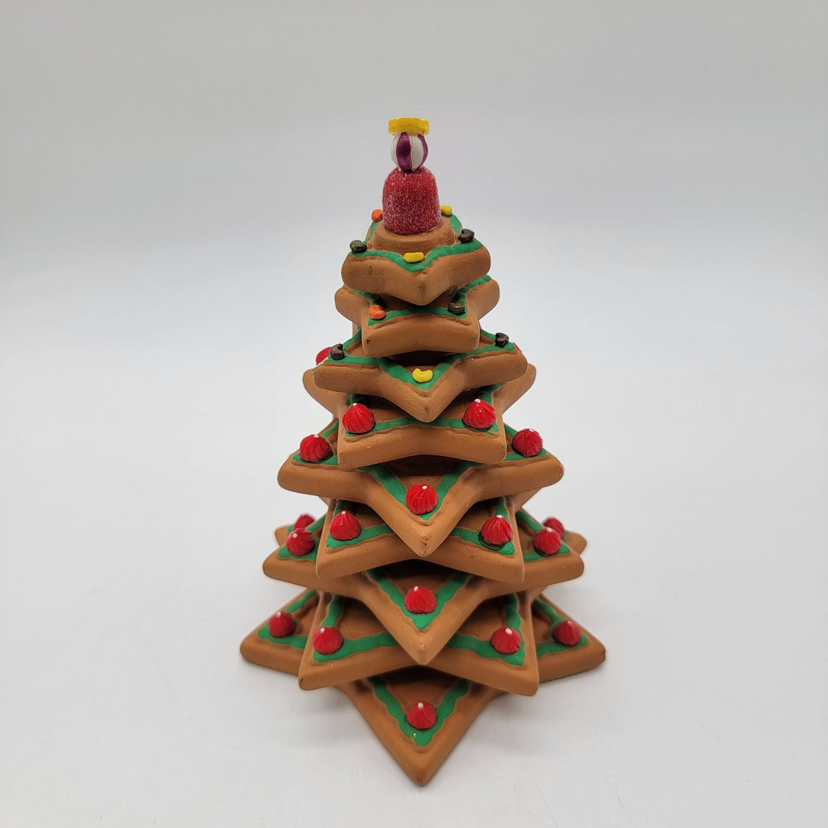 2004 Lemax Sugar N Spice Baked Cookie Christmas Tree Figurine