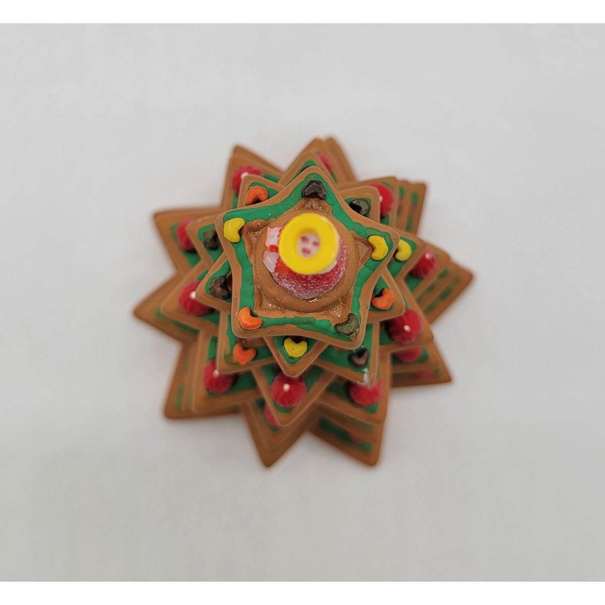 2004 Lemax Sugar N Spice Baked Cookie Christmas Tree Figurine
