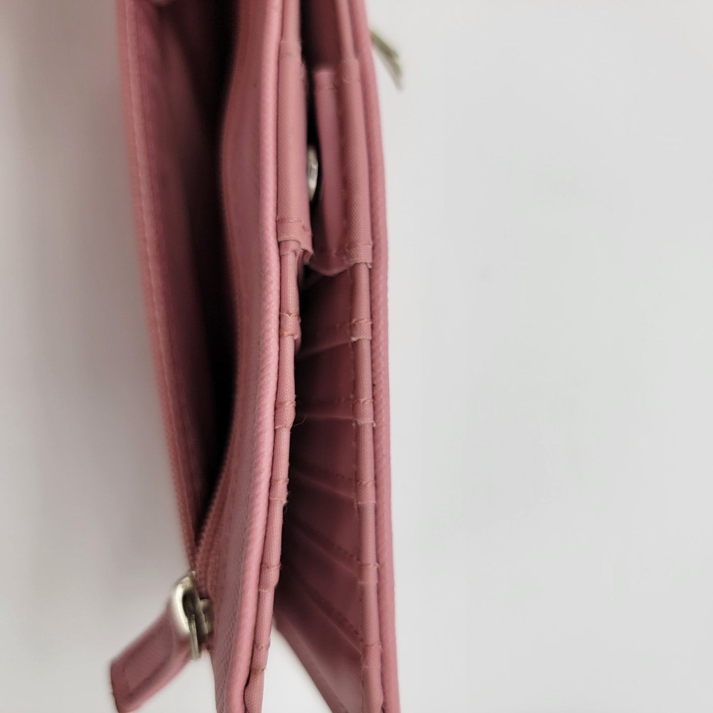 Chickadee Birds Pink Organizer Wallet