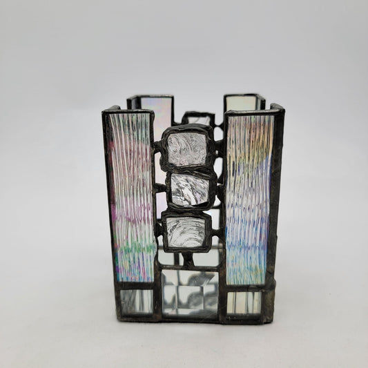 Macdonald Stained Glass Handmade Candle Holder