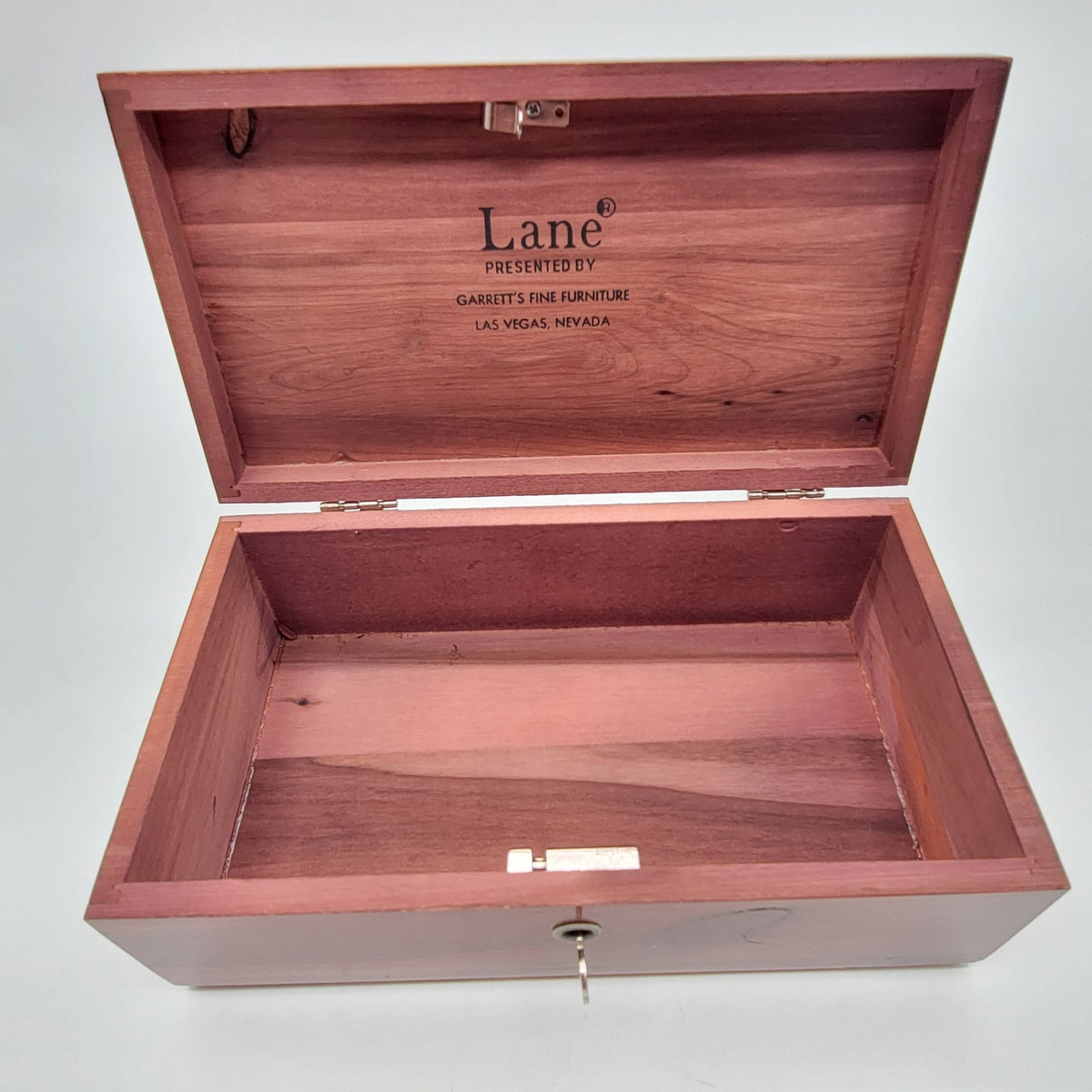 1960s Vintage Miniature Lane Cedar Chest Salesmans Sample Box with Key #2