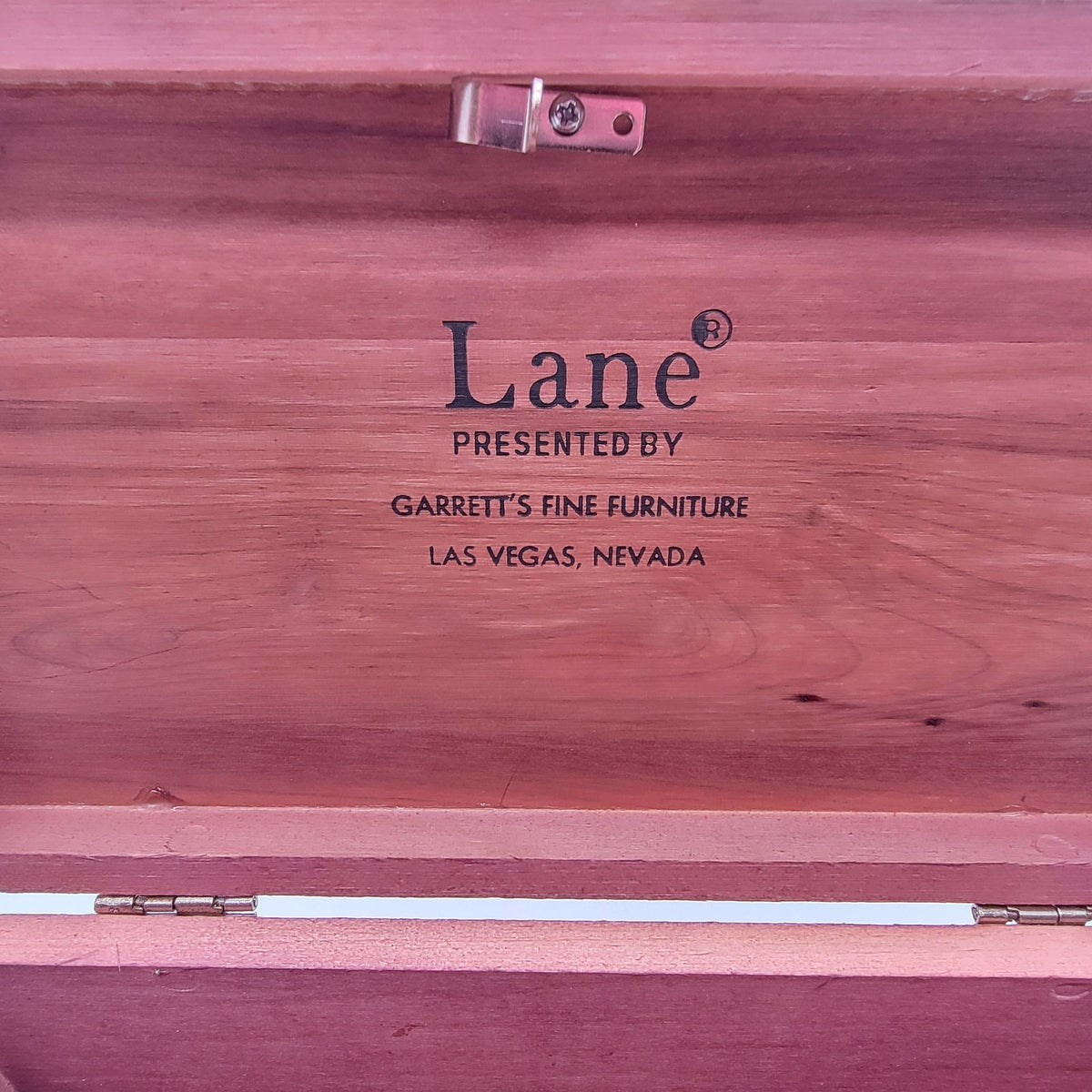 1960s Vintage Miniature Lane Cedar Chest Salesmans Sample Box with Key #2