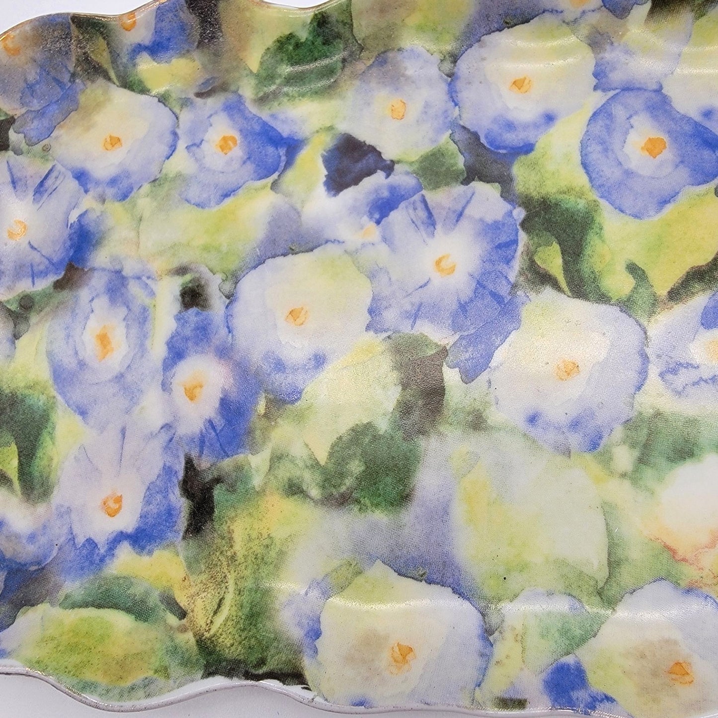 Judy Buswell Cat & Morning Glories Tray