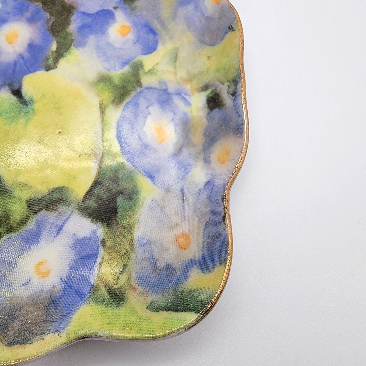 Judy Buswell Cat & Morning Glories Tray