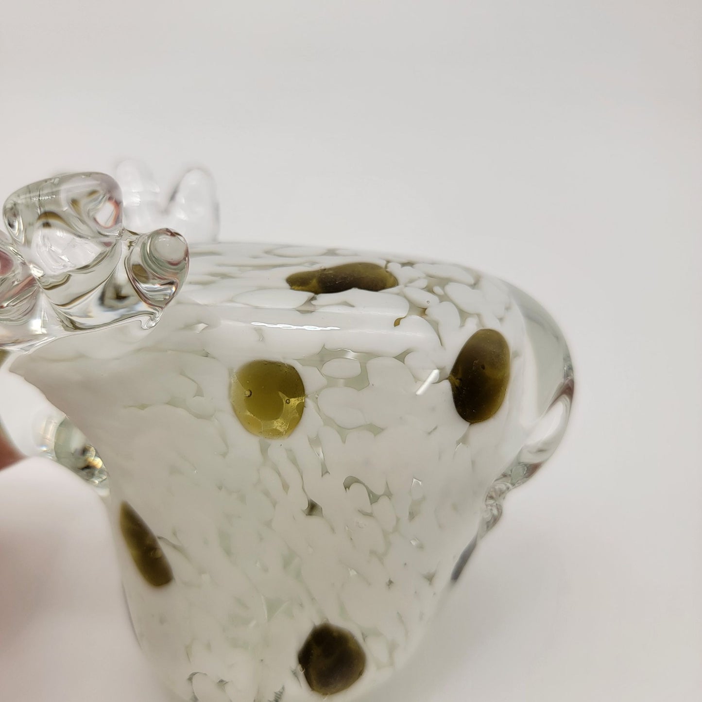 Art Glass Moose Sculpture Paperweight