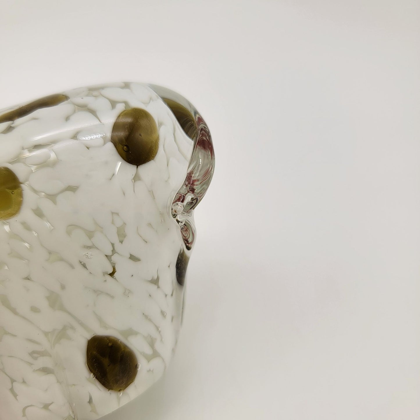 Art Glass Moose Sculpture Paperweight