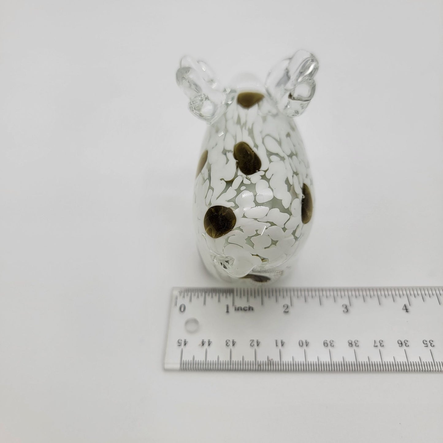 Art Glass Moose Sculpture Paperweight