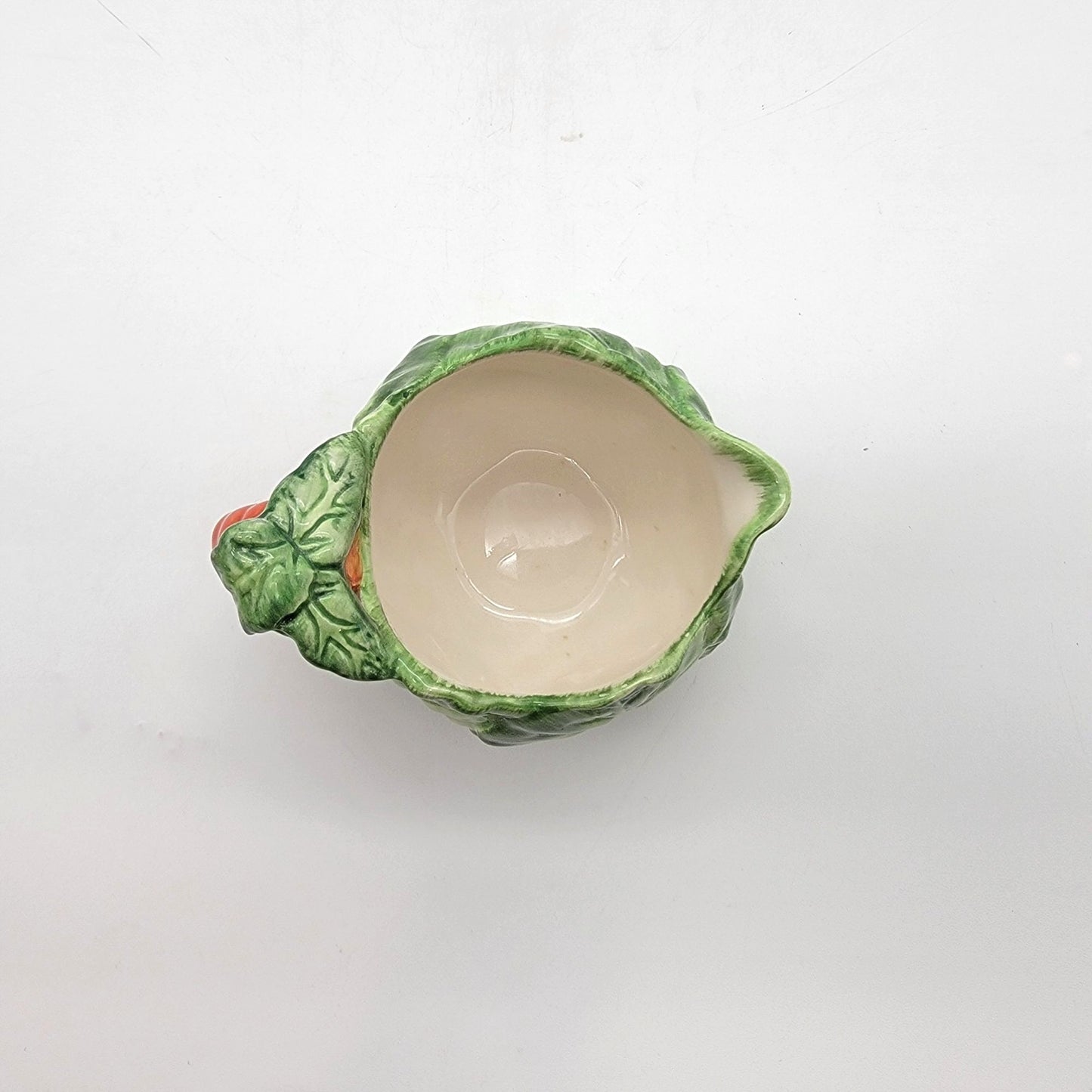 Vintage Cabbage & Carrot Creamer And Sugar Bowl Set