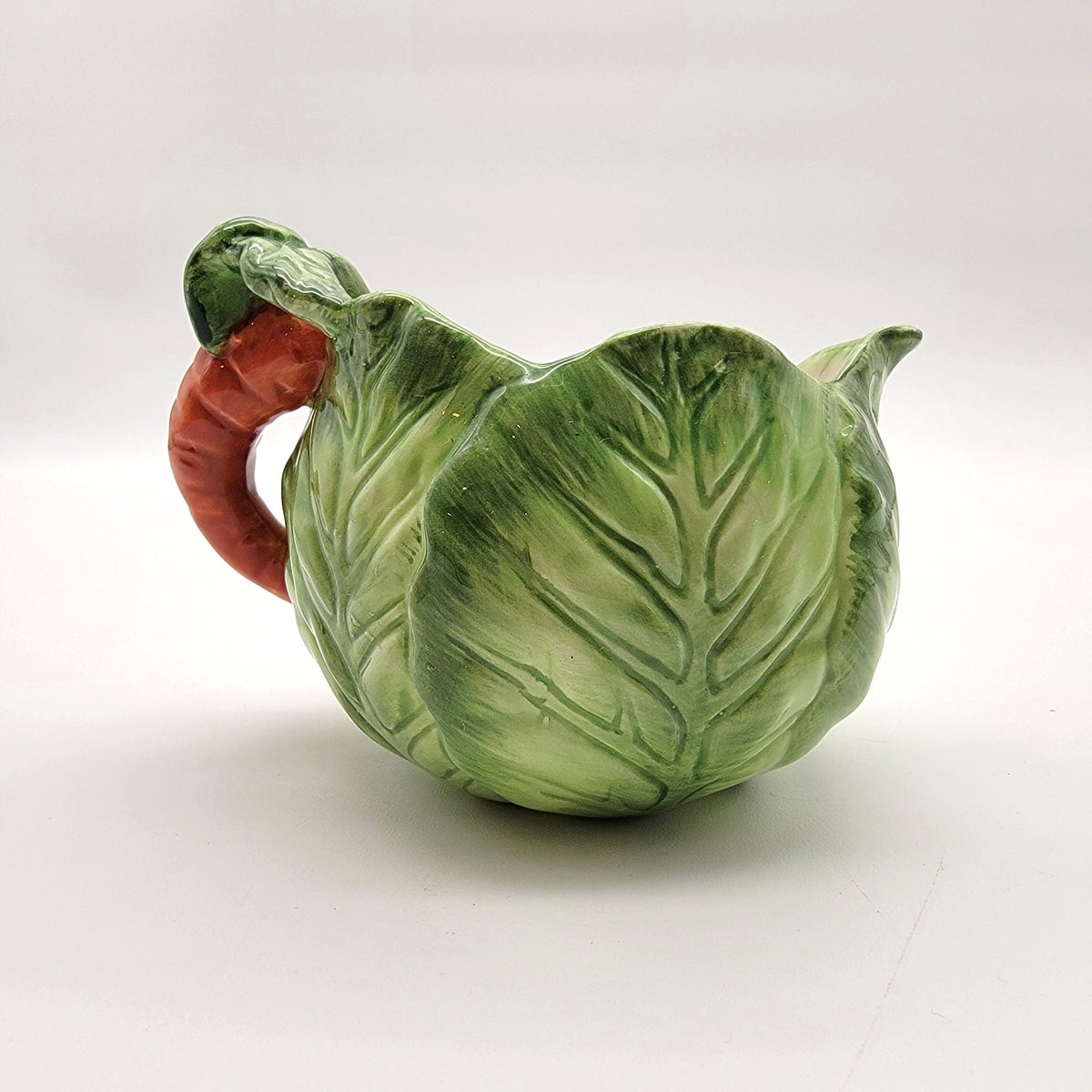 Vintage Cabbage & Carrot Creamer And Sugar Bowl Set