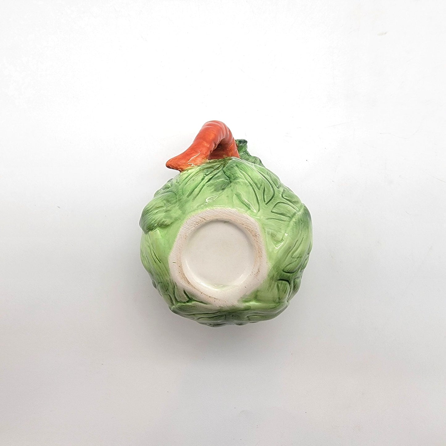 Vintage Cabbage & Carrot Creamer And Sugar Bowl Set