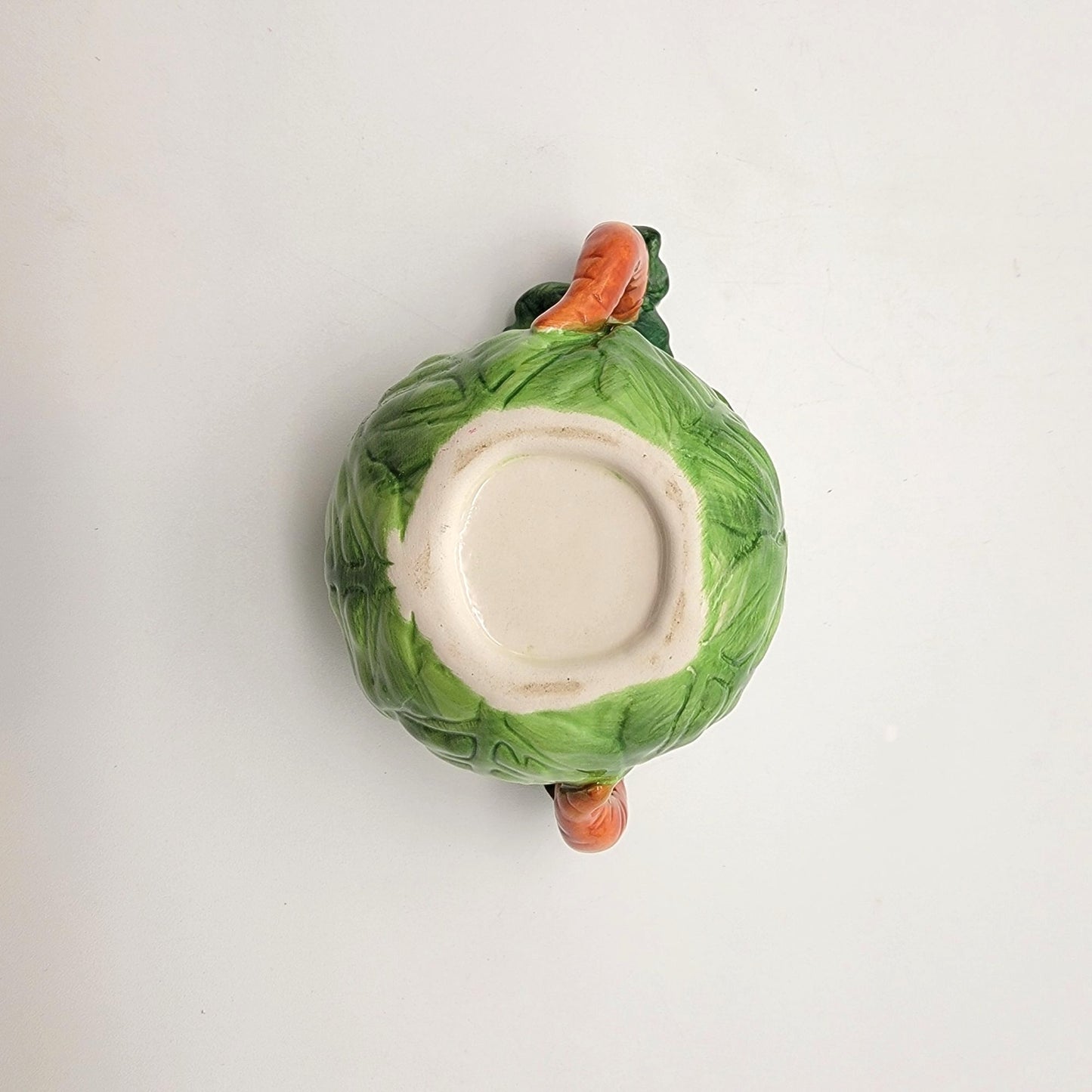 Vintage Cabbage & Carrot Creamer And Sugar Bowl Set