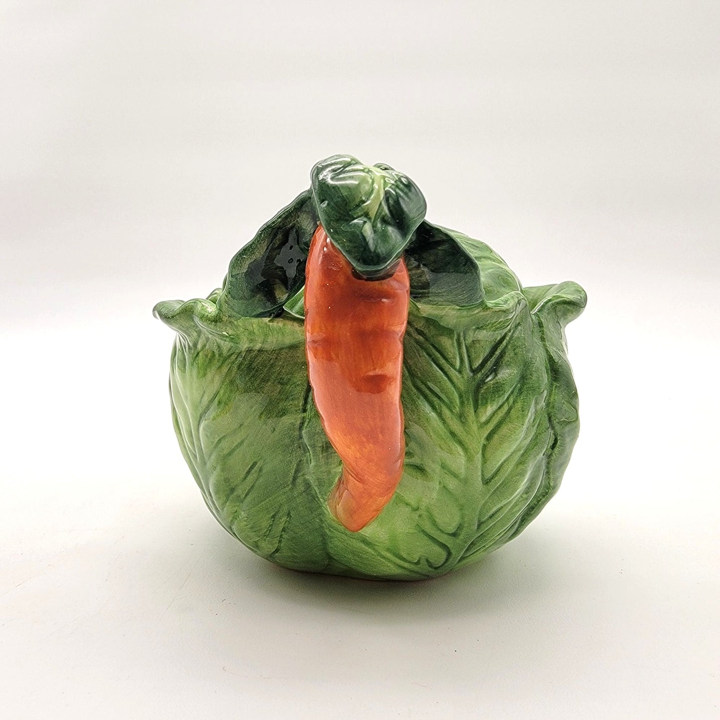 Vintage Cabbage & Carrot Creamer And Sugar Bowl Set