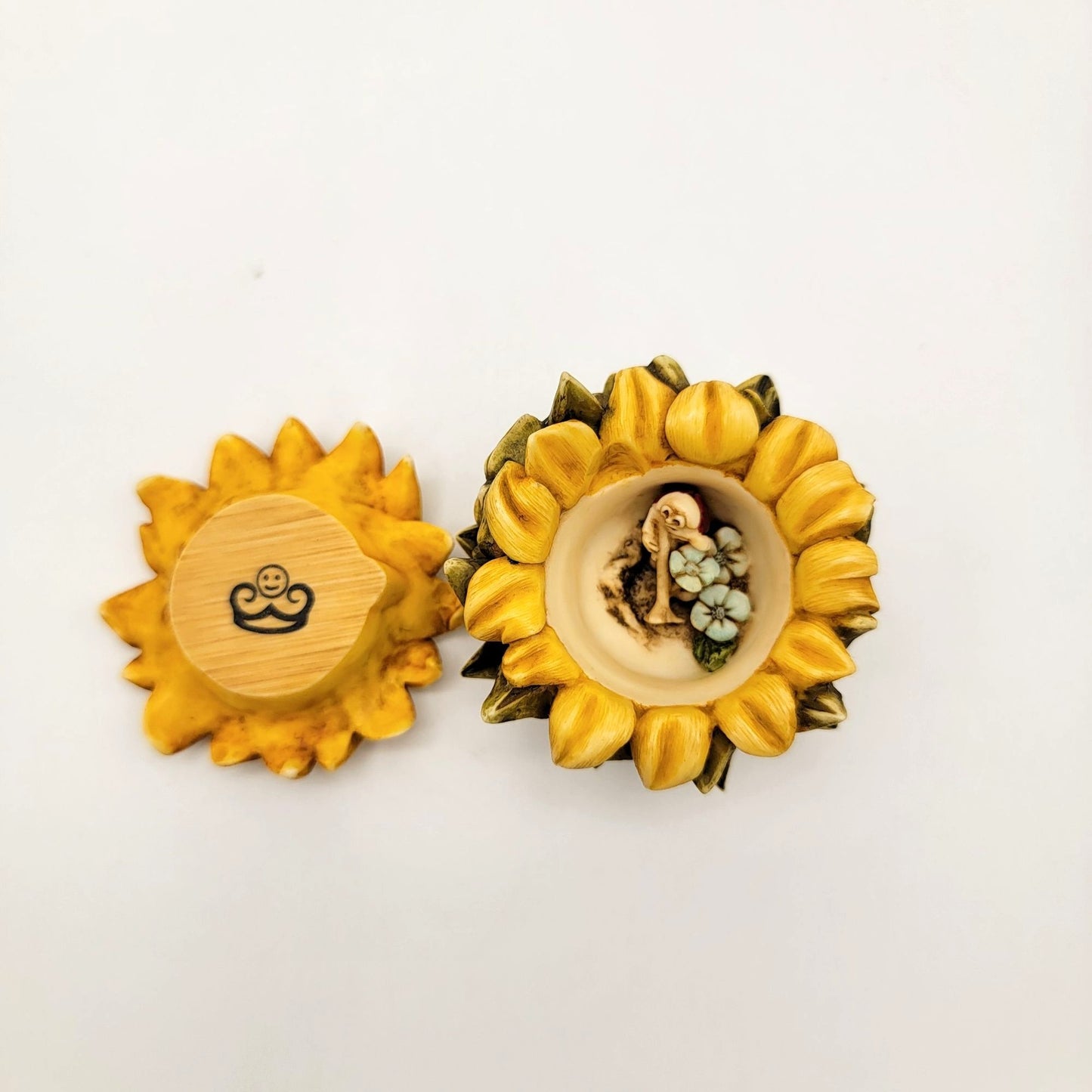 Vintage 2001 Lord Byron Harmony Garden Sunflower III Trinket Box Harmony Kingdom