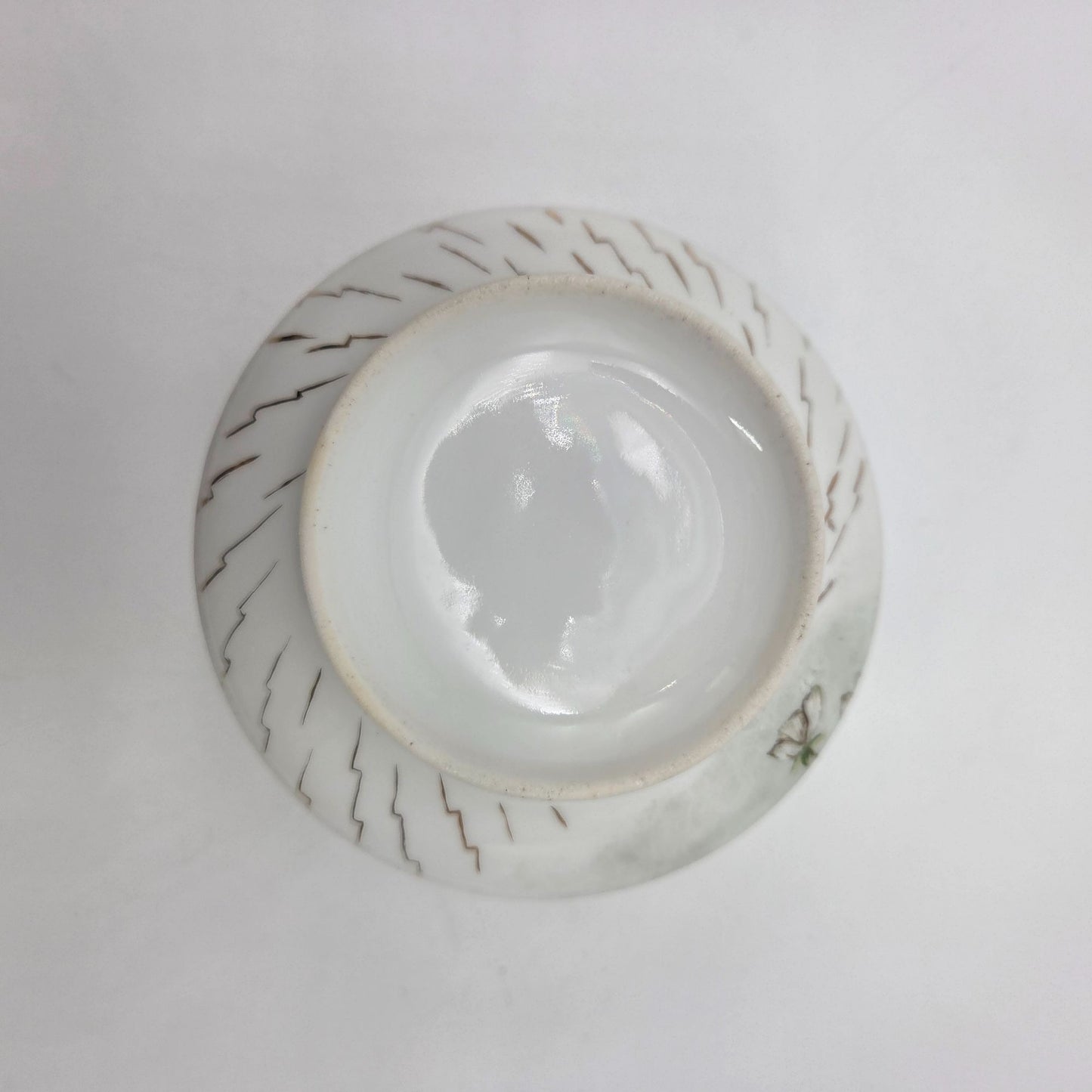 Antique Porcelain Chawan Japanese Tea Bowl Pink
