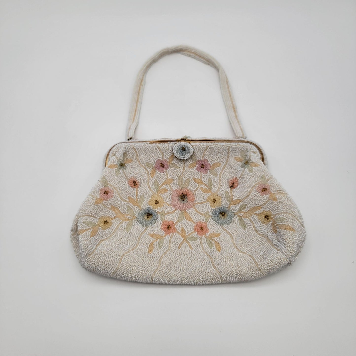 Vintage DeLill France Beaded Evening Bag Purse