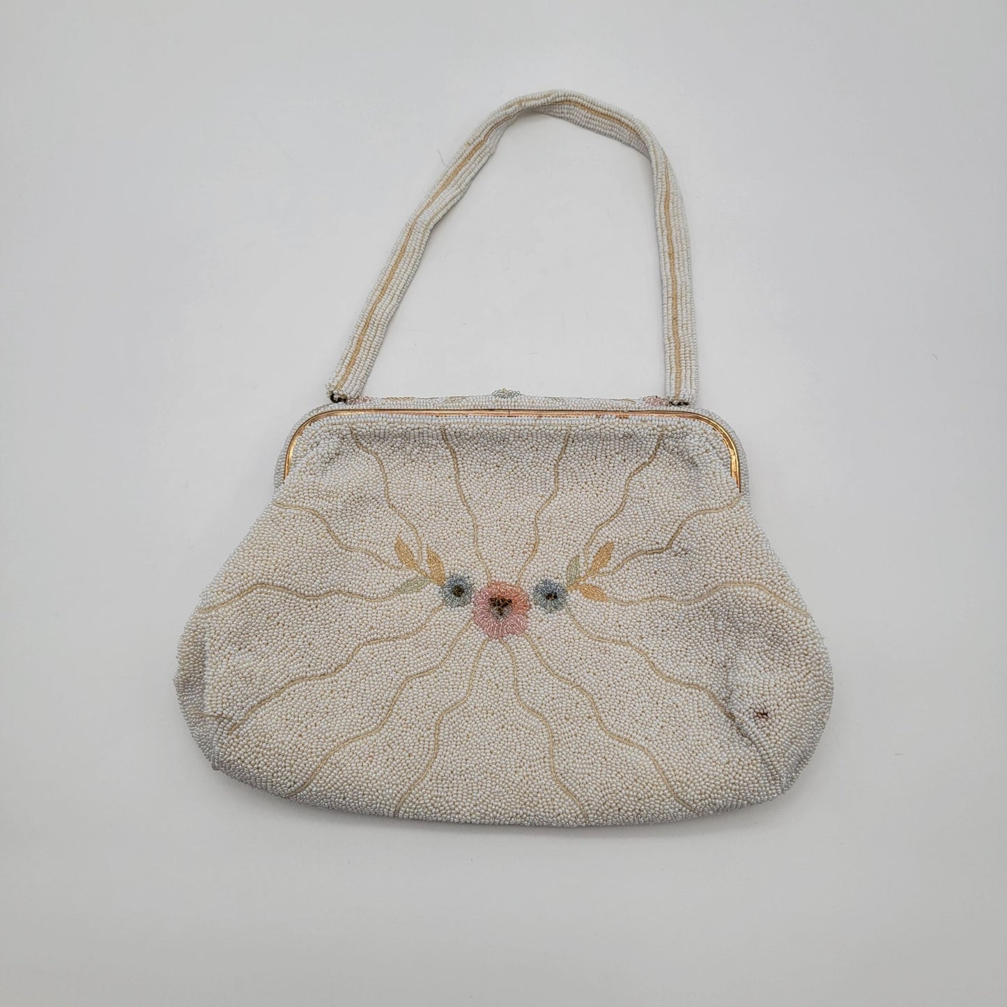 Vintage DeLill France Beaded Evening Bag Purse
