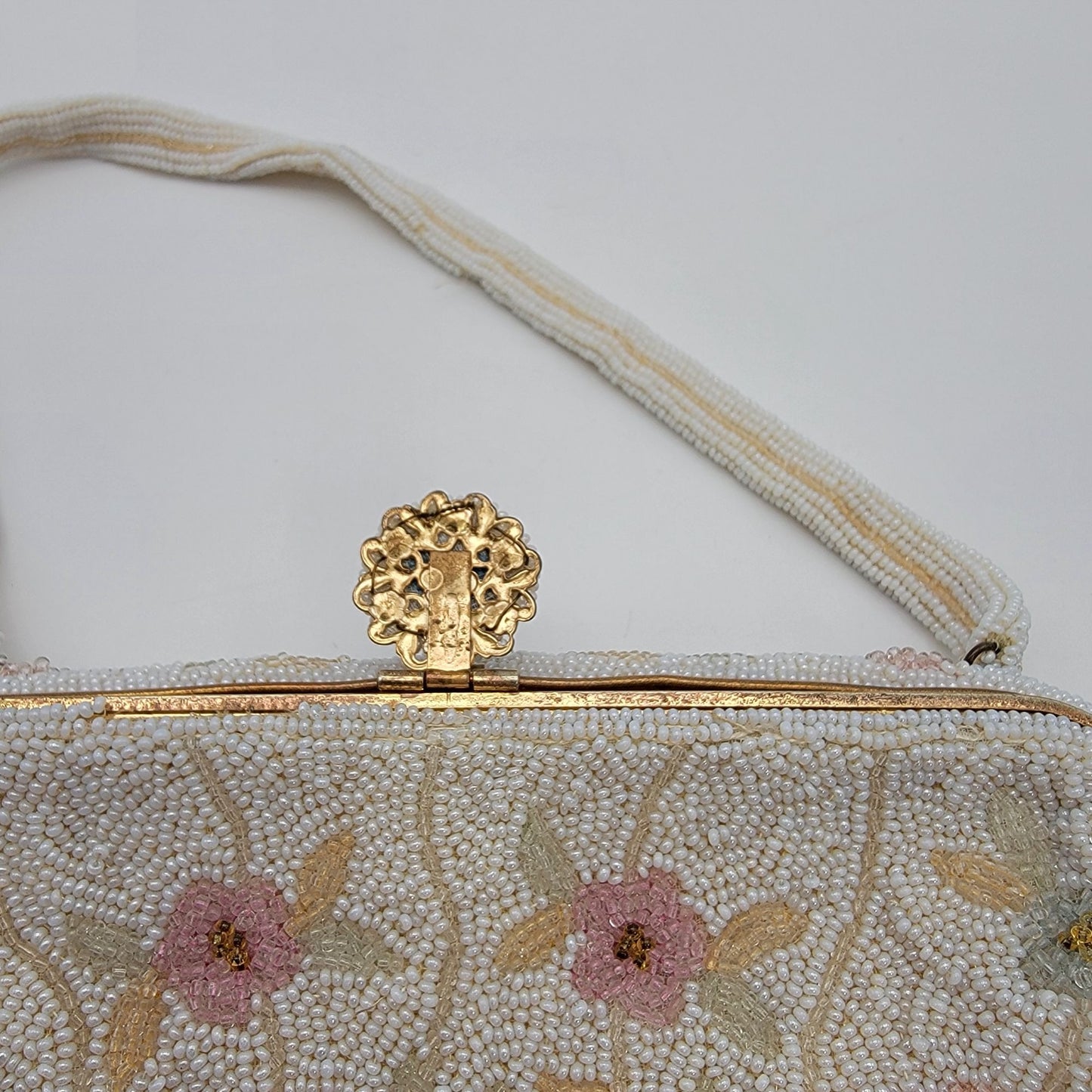 Vintage DeLill France Beaded Evening Bag Purse