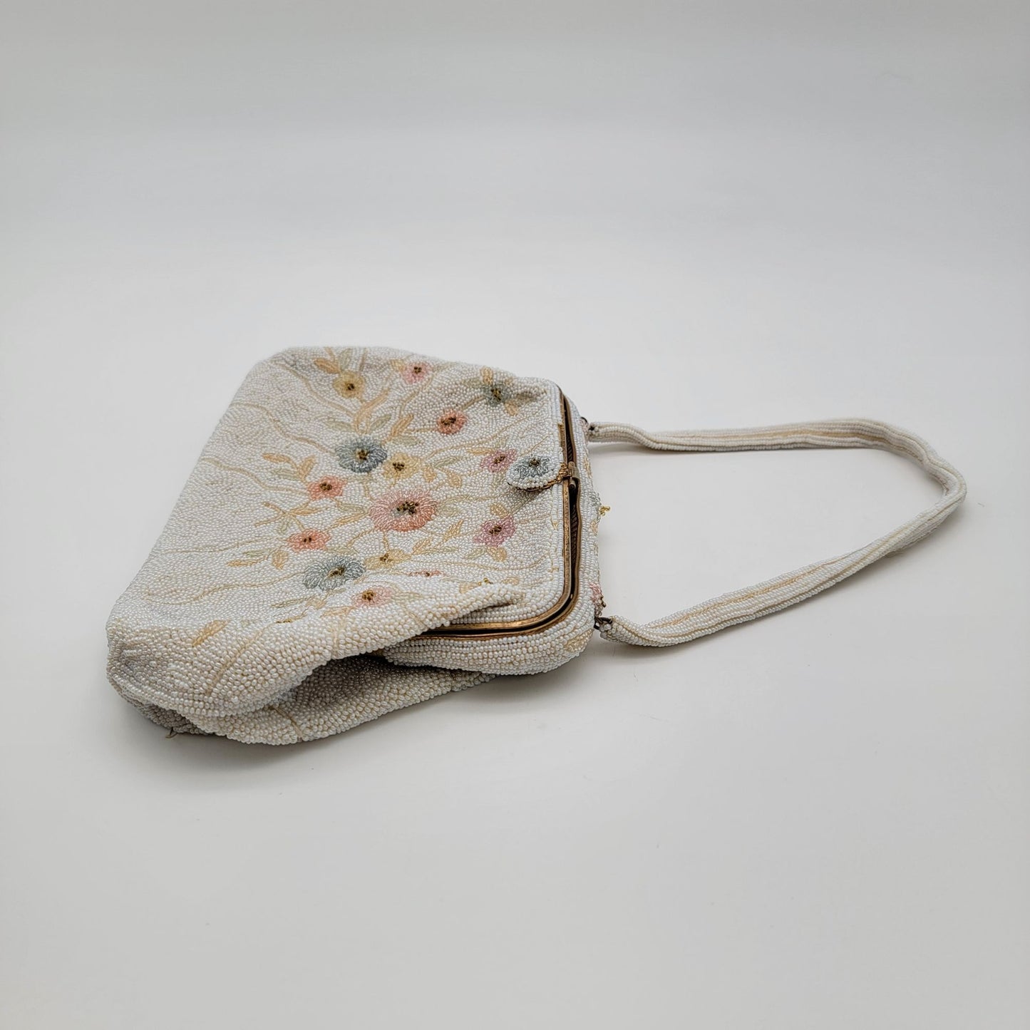 Vintage DeLill France Beaded Evening Bag Purse