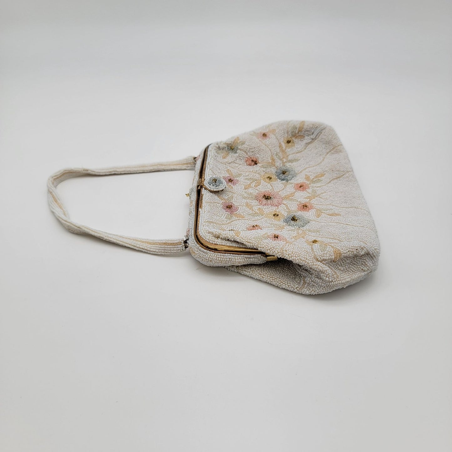 Vintage DeLill France Beaded Evening Bag Purse