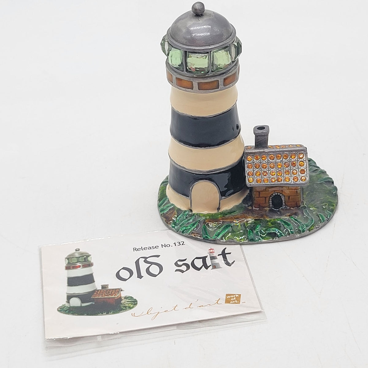 Objet d'art Old Salt Lighthouse Trinket Box No. 132