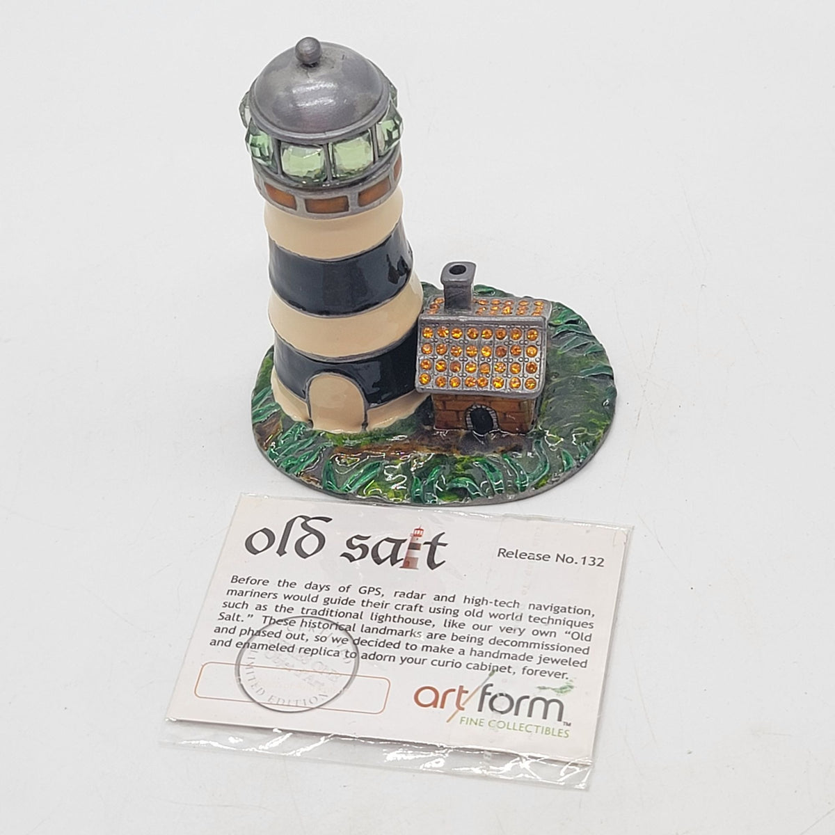 Objet d'art Old Salt Lighthouse Trinket Box No. 132