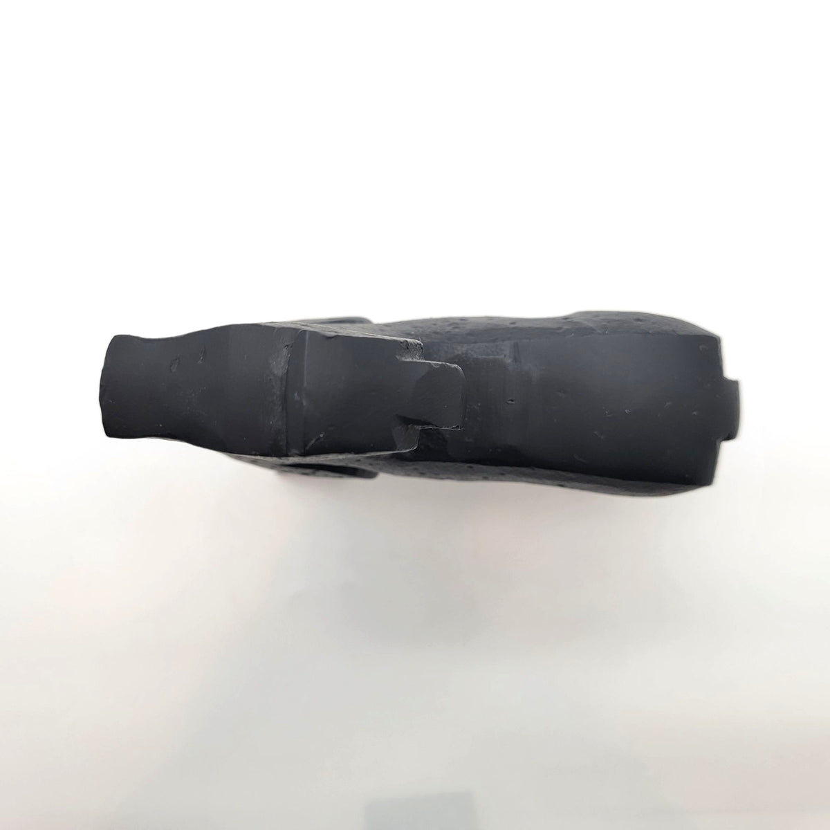 Minimalist Black Cast Metal Horse Statue