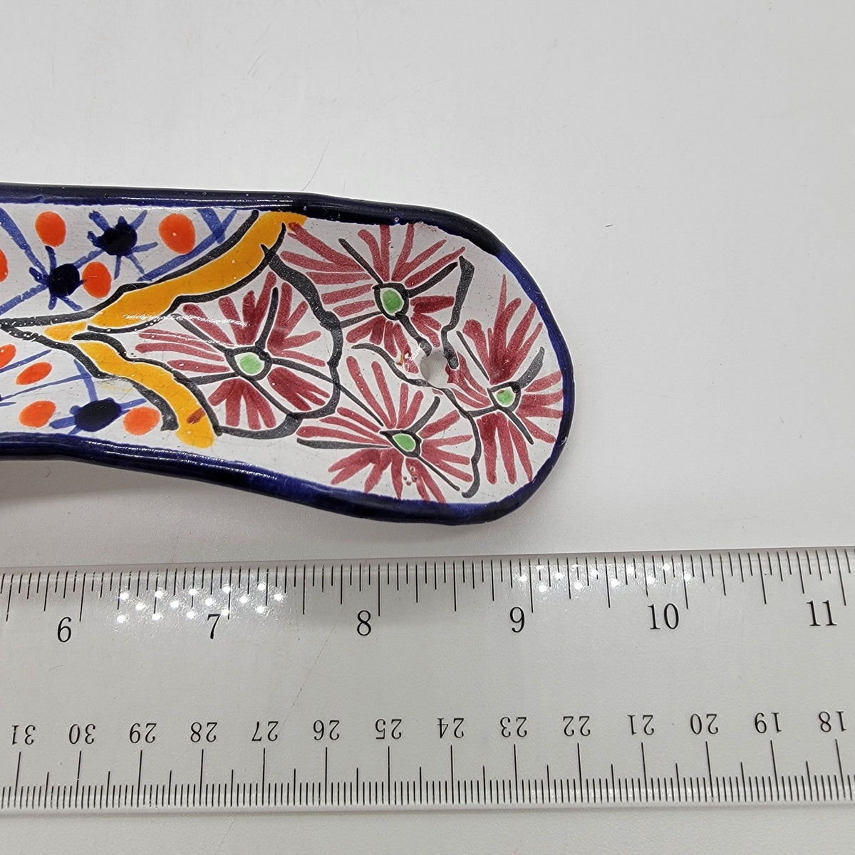 Mexican Talavera Pottery Spoon Rest