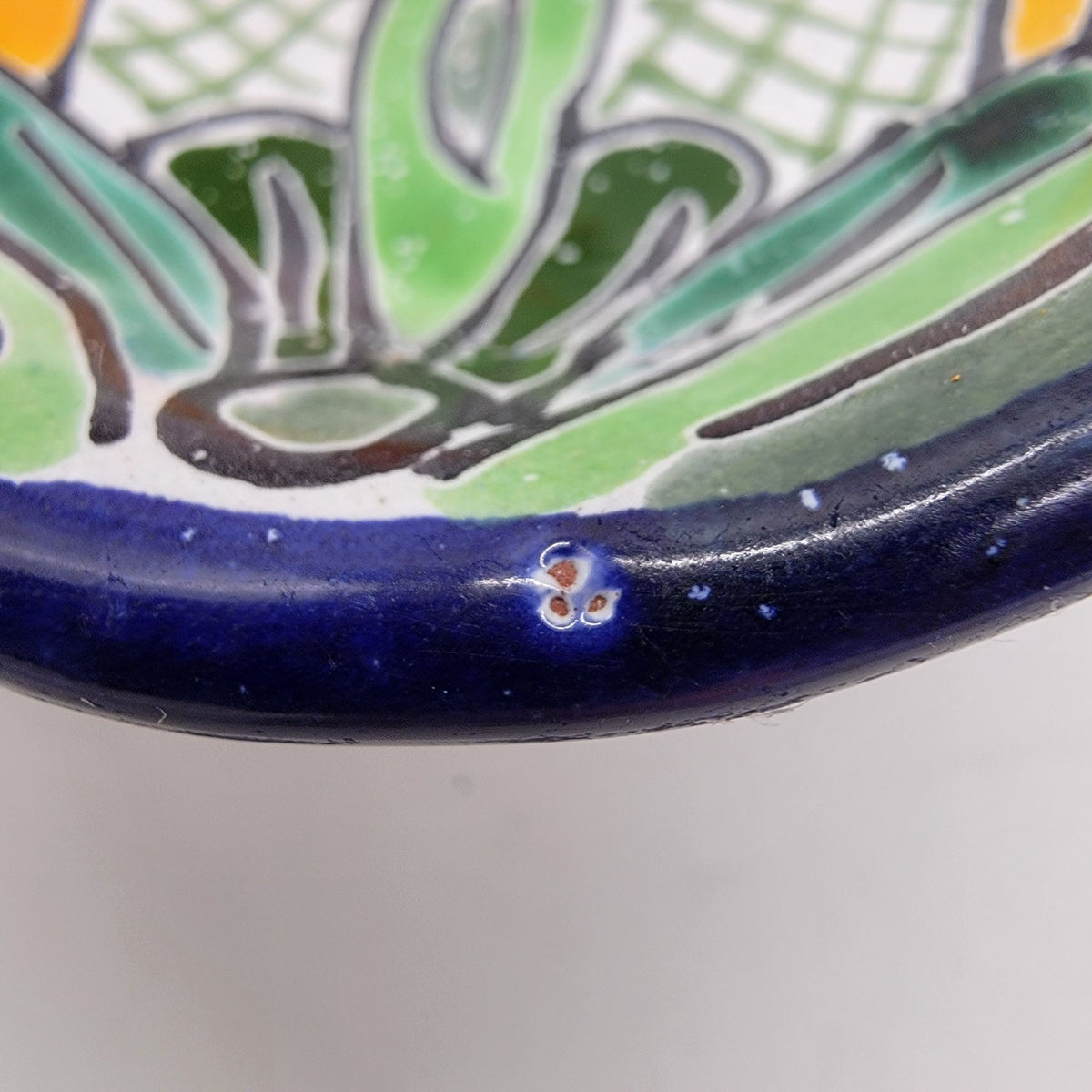 Mexican Talavera Pottery Spoon Rest