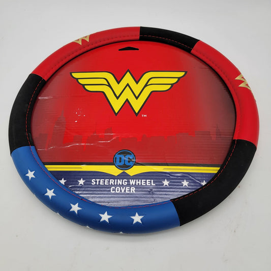 Wonder Woman Steering Wheel Cover Red & Blue