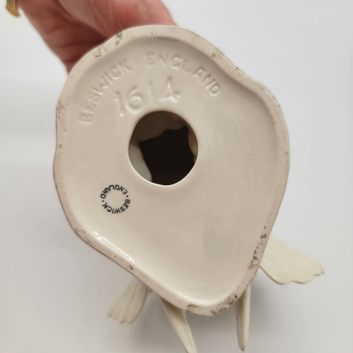Beswick Fantail Pigeon Porcelain Figurine Model #1614