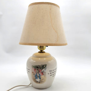 Wedgwood Beatrix Potter Peter Rabbit Nursery Lamp