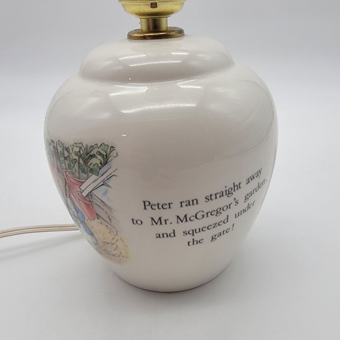 Wedgwood Beatrix Potter Peter Rabbit Nursery Lamp