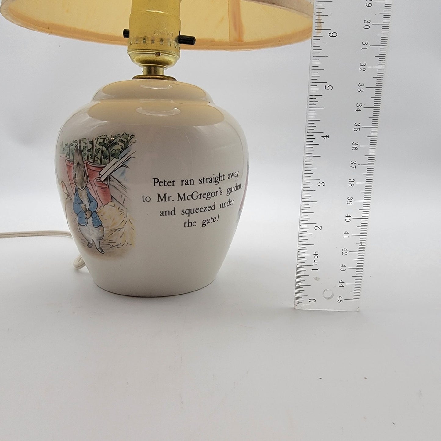 Wedgwood Beatrix Potter Peter Rabbit Nursery Lamp