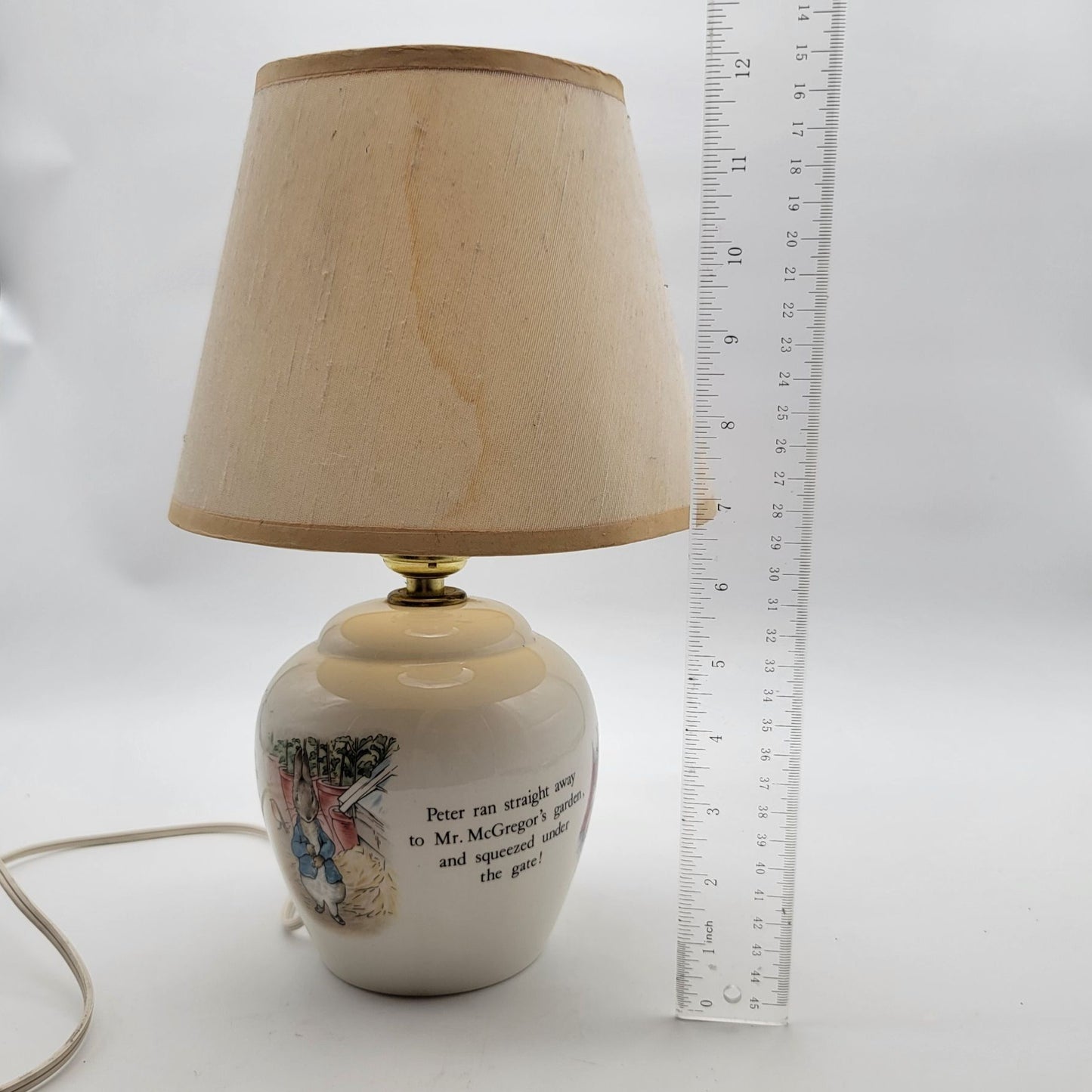 Wedgwood Beatrix Potter Peter Rabbit Nursery Lamp