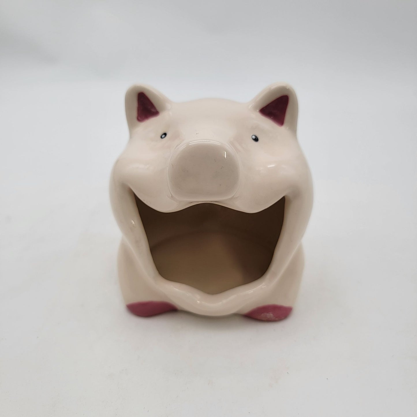 Pig-Shaped Ceramic Sponge Holder
